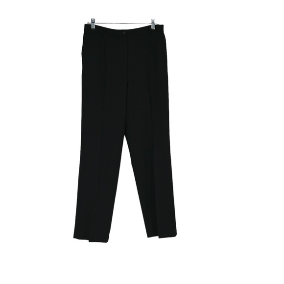 Pendleton Size 10 Black Lined 100% Virgin Wool Trousers Dress Pants - Picture 1 of 8